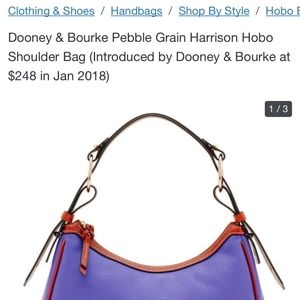 2018 Harrison 3 pc Dooney and Bourke hobo bag